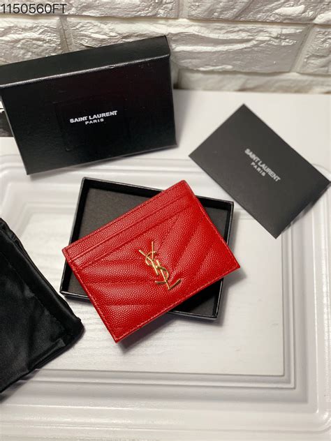 ysl mustard card holder|YSL card holder australia.